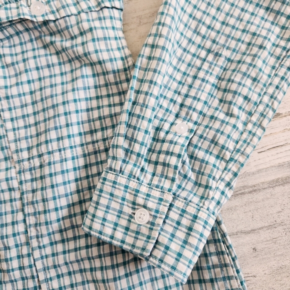 Toad&Co Marvista Tunic Long Sleeve Button Up Shirt Blue Size Small - Picture 5 of 9